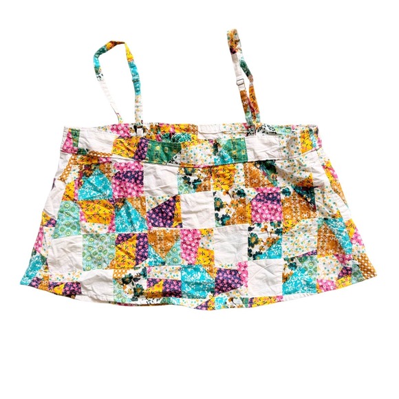 Anthropologie Patchwork Camisole Womens Med Multicolor Boho Cottagecore fairy - Picture 4 of 4